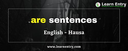 Are sentences in Hausa