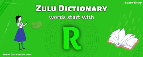 English to Zulu translation – Words start with R