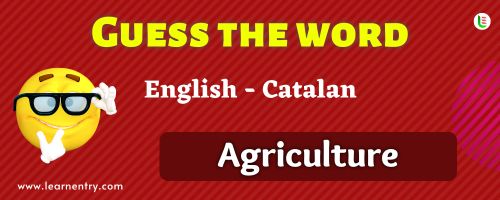 Guess the Agriculture in Catalan