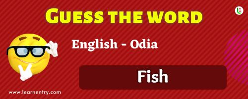 Guess the Fish in Odia