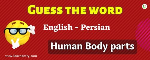 Guess the Human Body parts in Persian