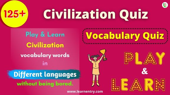 Civilization quiz in different Languages