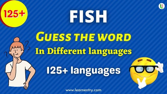 Guess the Fish words in different Languages