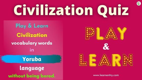 Civilization quiz in Yoruba