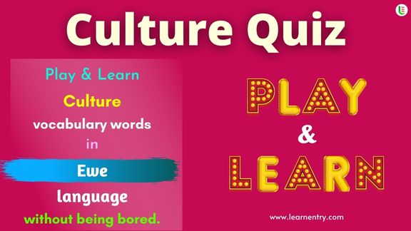 Culture quiz in Ewe