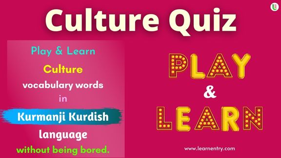 Culture quiz in Kurmanji kurdish