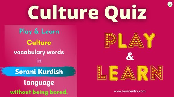 Culture quiz in Sorani kurdish