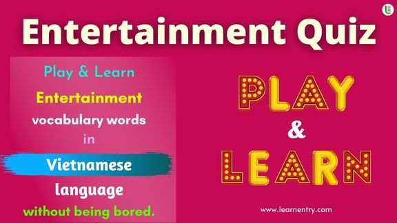 Entertainment quiz in Vietnamese