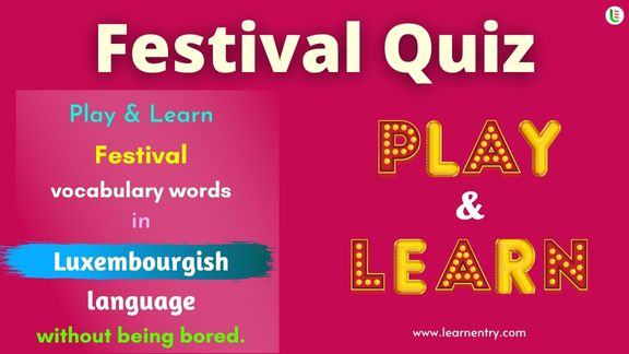 Festival quiz in Luxembourgish