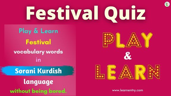 Festival quiz in Sorani kurdish