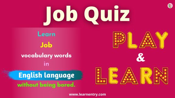 Job quiz in English