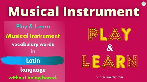 Musical Instrument quiz in Latin