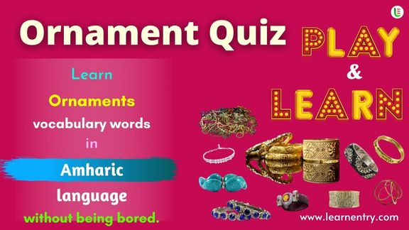 Ornaments quiz in Amharic