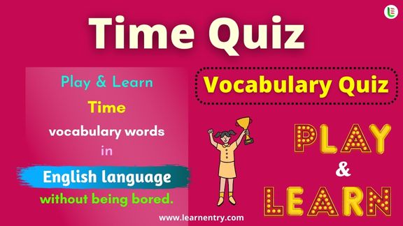 Time quiz in English