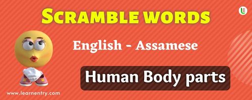 Guess the Human Body parts in Assamese