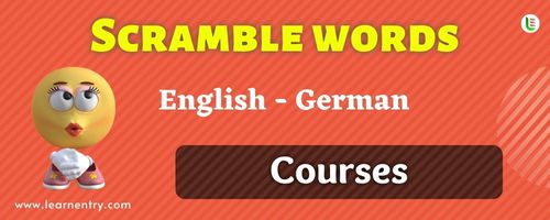 Guess the Courses in German