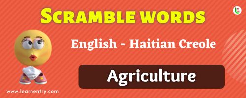 Guess the Agriculture in Haitian creole