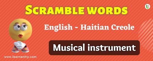 Guess the Musical Instrument in Haitian creole