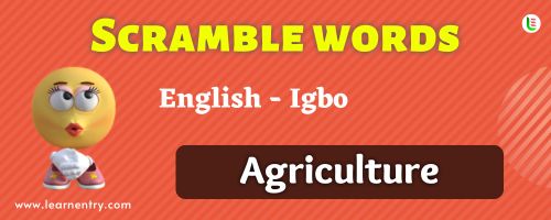 Guess the Agriculture in Igbo