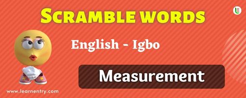 Guess the Measurement in Igbo