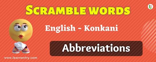 Guess the Abbreviations in Konkani