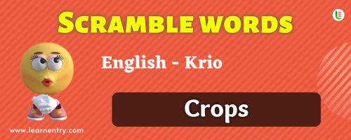 Guess the Crops in Krio