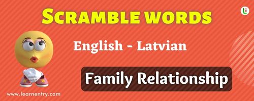 Guess the Family Relationship in Latvian