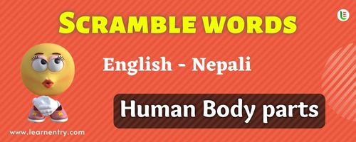 Guess the Human Body parts in Nepali