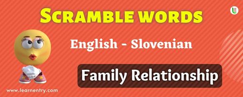 Guess the Family Relationship in Slovenian