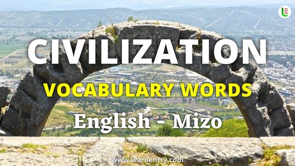 Civilization vocabulary words in Mizo and English - Common Mizo Vocabulary