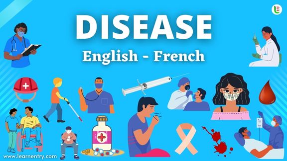 Disease names in French and English - Common French Vocabulary