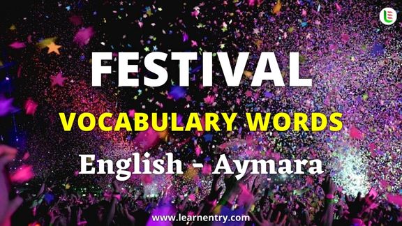 Festival names in Aymara and English