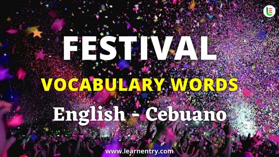 Festival names in Cebuano and English