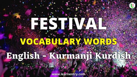 Festival names in Kurmanji kurdish and English