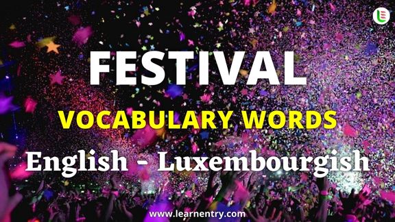 Festival names in Luxembourgish and English