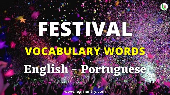 Festival names in Portuguese and English - Common Portuguese Vocabulary