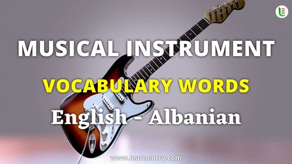 Musical Instrument names in Albanian and English