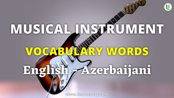 Musical Instrument names in Azerbaijani and English