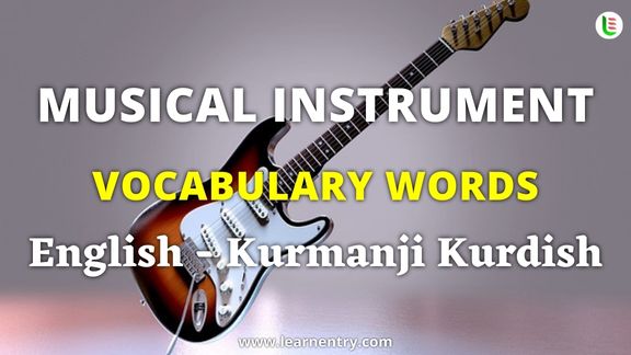 Musical Instrument names in Kurmanji kurdish and English