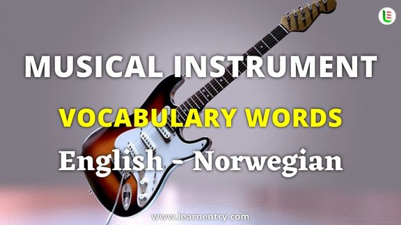 Musical Instrument names in Norwegian and English