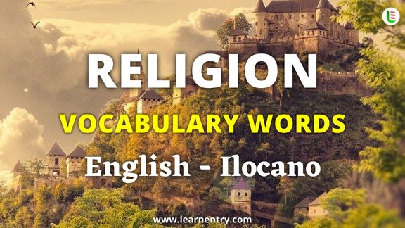 Religion vocabulary words in Ilocano and English - Common Ilocano Vocabulary